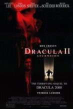 Nonton Film Dracula II: Ascension (2003) Subtitle Indonesia Streaming Movie Download
