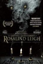 Nonton Film The Last Will and Testament of Rosalind Leigh (2012) Subtitle Indonesia Streaming Movie Download