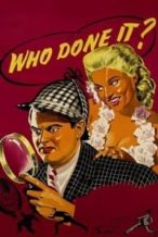Nonton Film Who Done It? (1956) Subtitle Indonesia Streaming Movie Download